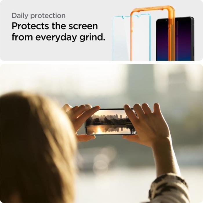 Spigen - Spigen [2-Pack] Sony Xperia 1 VI Härdat Glas Skärmskydd ALM Tr