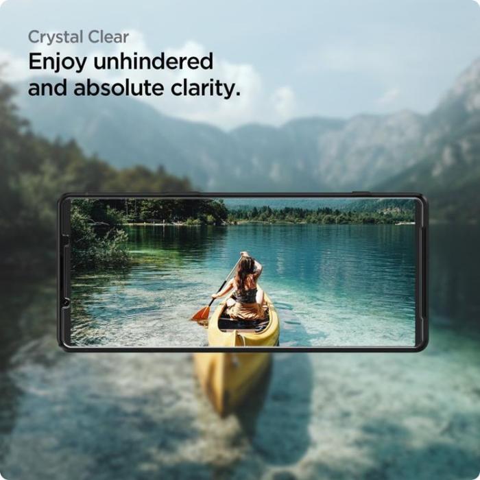 Spigen - Spigen [2-Pack] Sony Xperia 1 VI Härdat Glas Skärmskydd ALM Tr