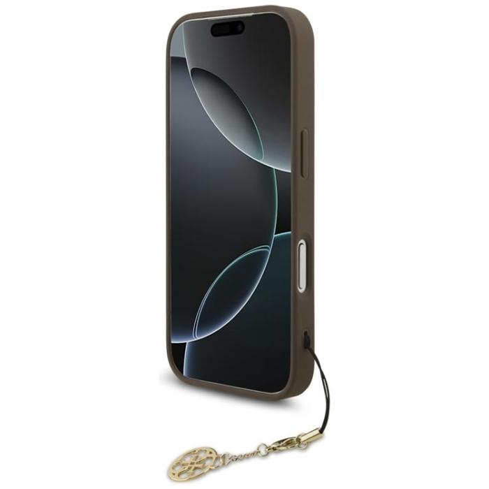 Guess - Guess iPhone 17 Pro Mobilskal MagSafe 4G Charms Collection - Brun