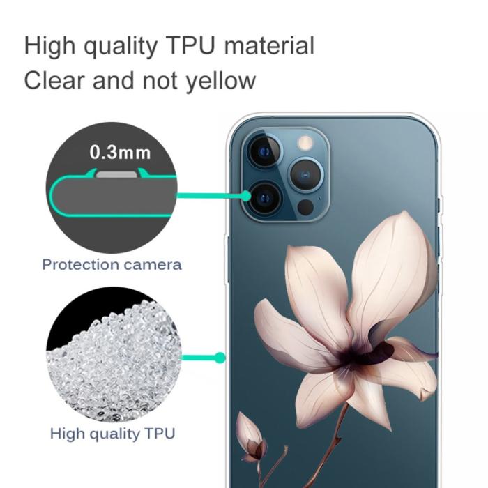 SpareParts - iPhone 14 Pro Skal TPU - Blommor