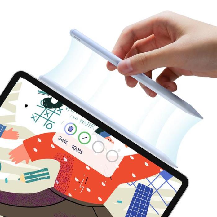 BASEUS - Baseus Smooth Active iPad Stylus Penna - Blå