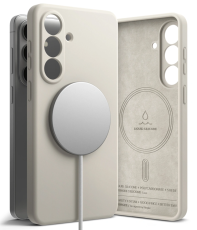 Ringke - Ringke Mobilskal F&ouml;r Galaxy S26 Plus Magsafe Silikon - Stone