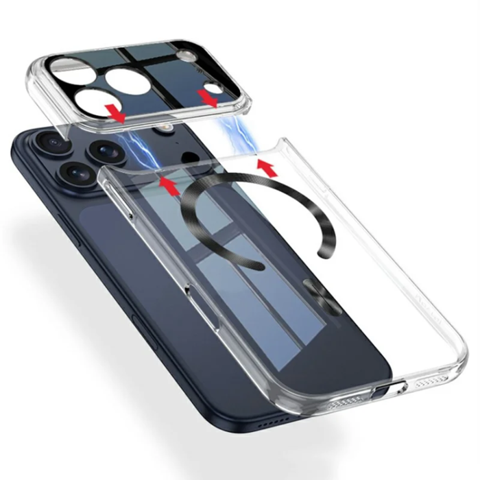 GKK - GKK iPhone 17 Pro Max Mobilskal Magsafe Detachable Splicing Ram