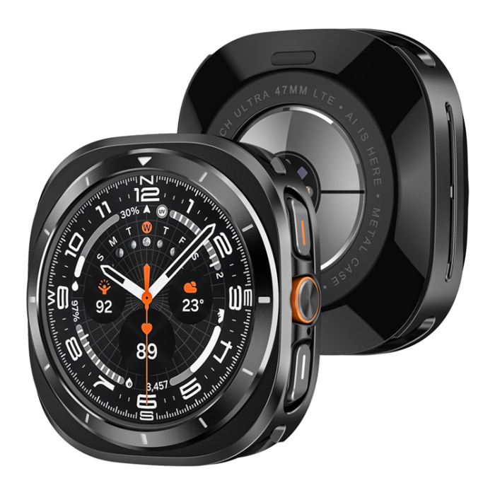 A-One Brand - Galaxy Watch Ultra (47mm) Skal Aluminum - Svart/Vit