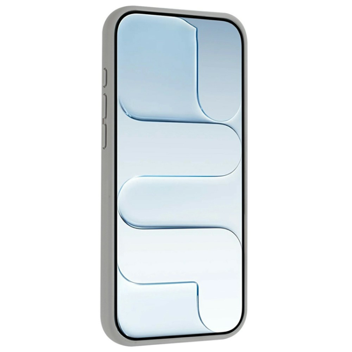 A-One Brand - iPhone 15 Mobilskal MagSafe Rotary Kickstand Skin Touch - Grå