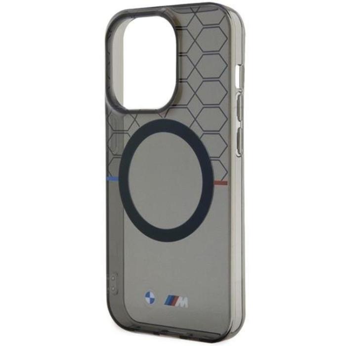 BMW - BMW iPhone 14 Pro Max Mobilskal Magsafe Pattern - Grå