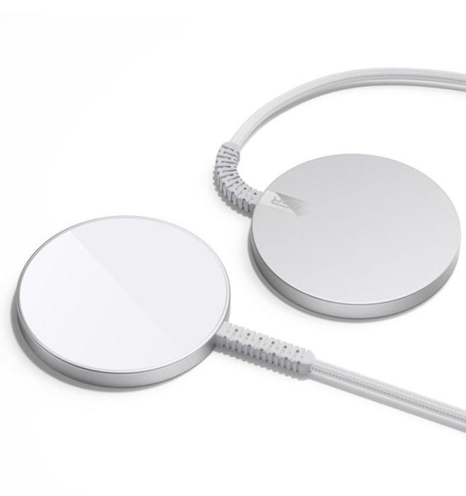 ESR - ESR Halolock Magnetic Magsafe Trådlös Laddare - Silver