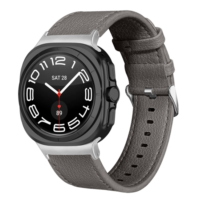 A-One Brand - Galaxy Watch 8 (40mm/44mm) 8 Classic (46mm) Armband Äkta Läder