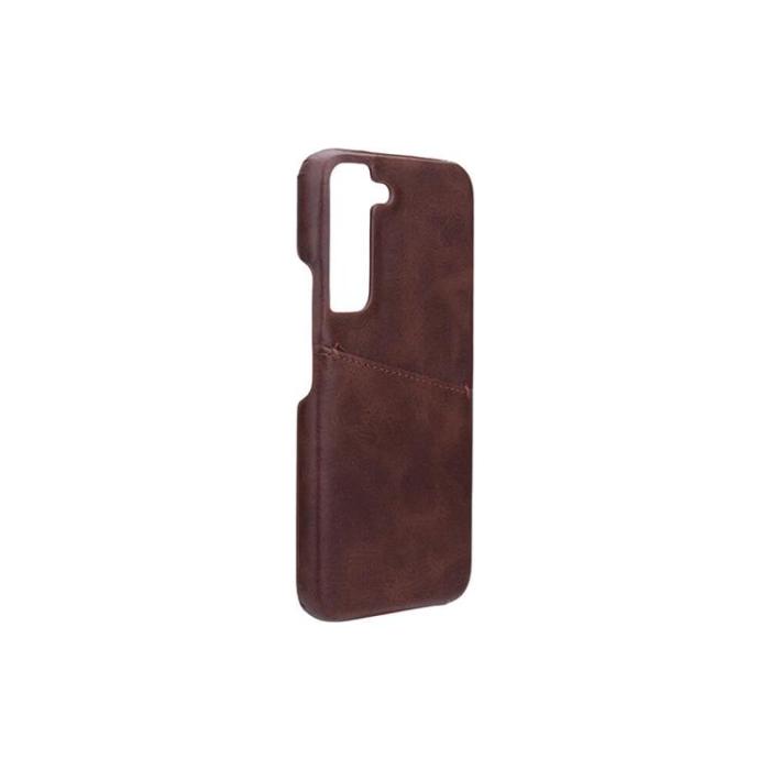 Onsala - Onsala Läder Kortficka Skal Galaxy S22 - Brun
