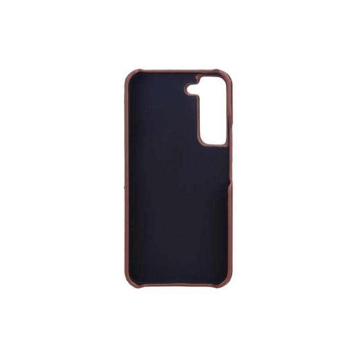 Onsala - Onsala Läder Kortficka Skal Galaxy S22 - Brun