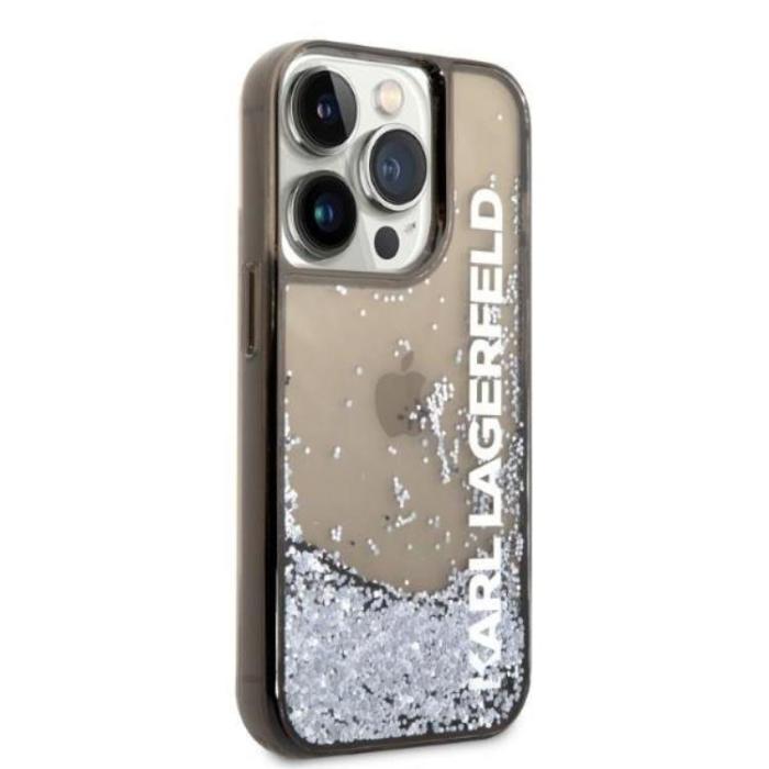 KARL LAGERFELD - Karl Lagerfeld iPhone 14 Pro Mobilskal Magsafe Liquid Glitter