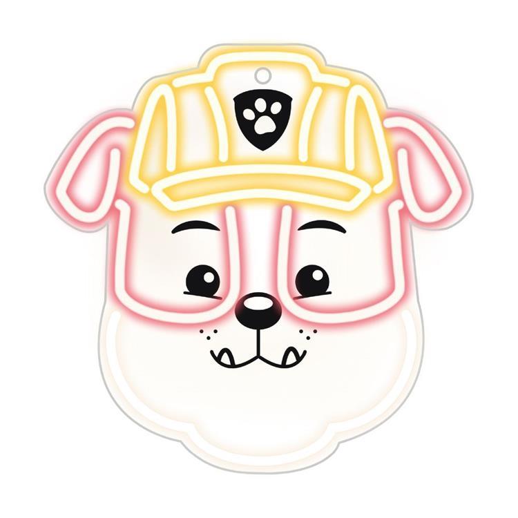 Paw Patrol LED Neon Light RUBBLE Plexiglass Hängande | 264 | AlltMobil