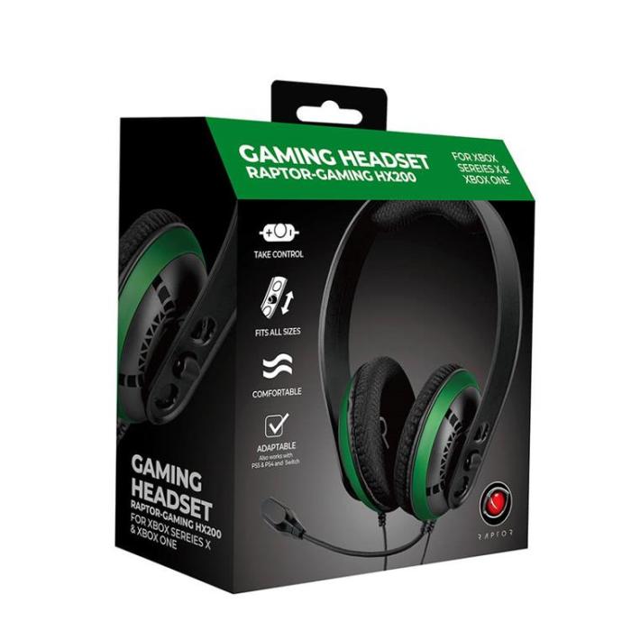 Raptor - RAPTOR Headset XBOX - Svart