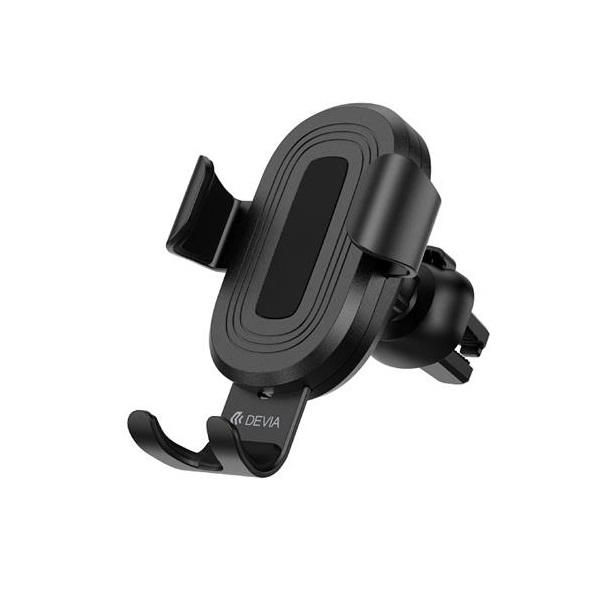 Devia Bilhållare Gravity med Trådlös Laddare 10W Luftventil | 5566 | AlltMobil