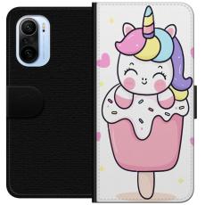 iSecrets - Pl&aring;nboksfodral till Xiaomi Mi 11i med Glad enh&ouml;rning