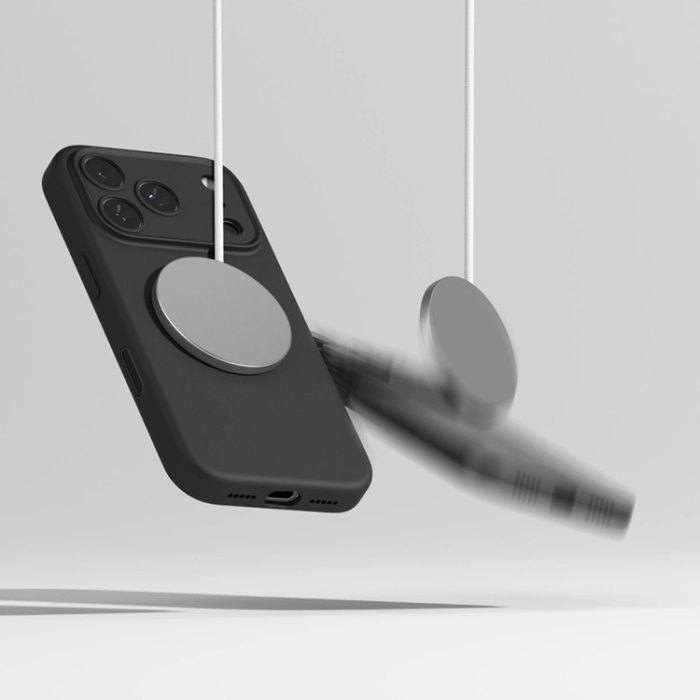 Ringke - Ringke iPhone 17 Pro Mobilskal Magsafe Magnetic Silikon - Svart