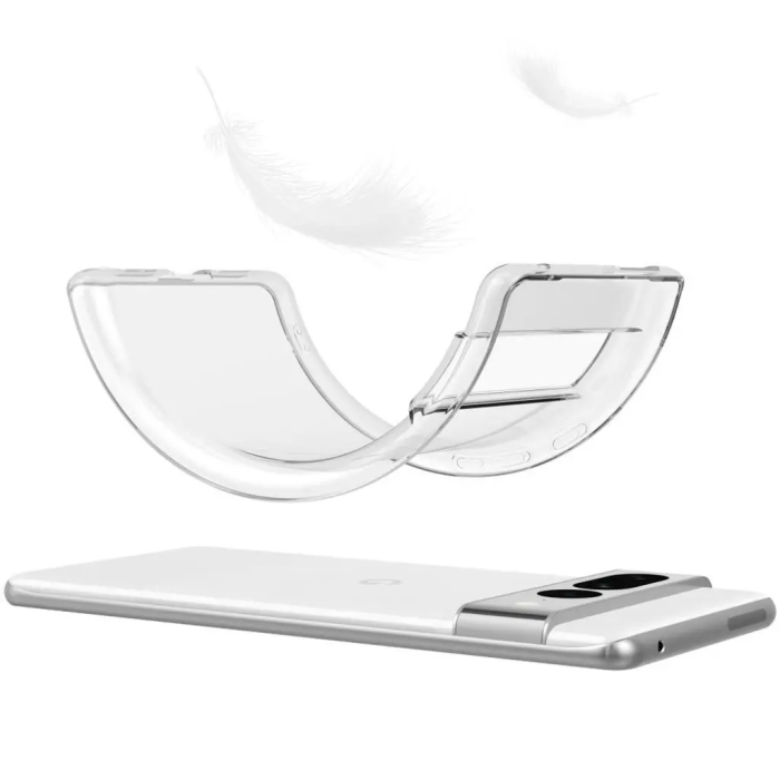 Taltech - Google Pixel 7 Pro Mobilskal Stöttåligt - Transparent