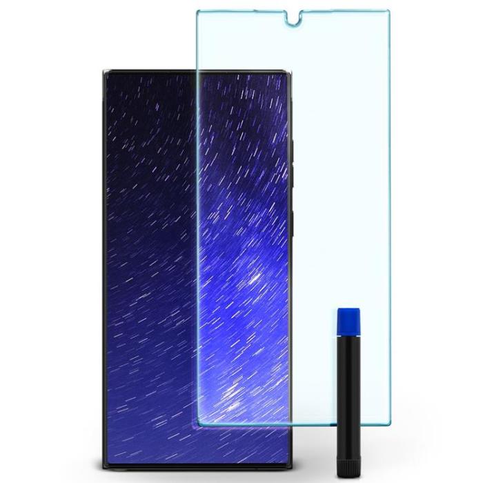 UTGATT1 - Spigen Härdat glas Platinum Galaxy S22 Ultra - Transparent