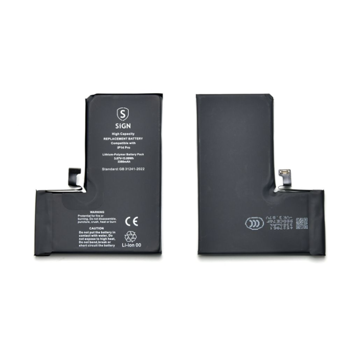 SiGN - SiGN iPhone 14 Pro Batteri 3480mAh High Capacity