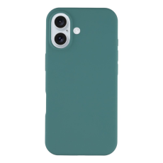 A-One Brand - iPhone 17 Mobilskal Solid Silikon Shockproof - Svartgrön