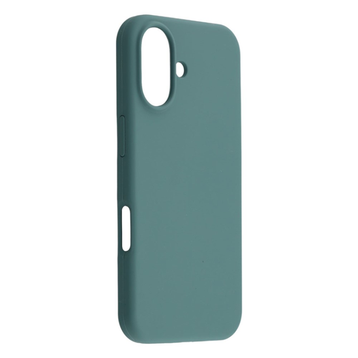 A-One Brand - iPhone 17 Mobilskal Solid Silikon Shockproof - Svartgrön