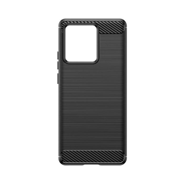 OEM - Motorola Edge 40 Mobilskal Carbon Silikon - Svart