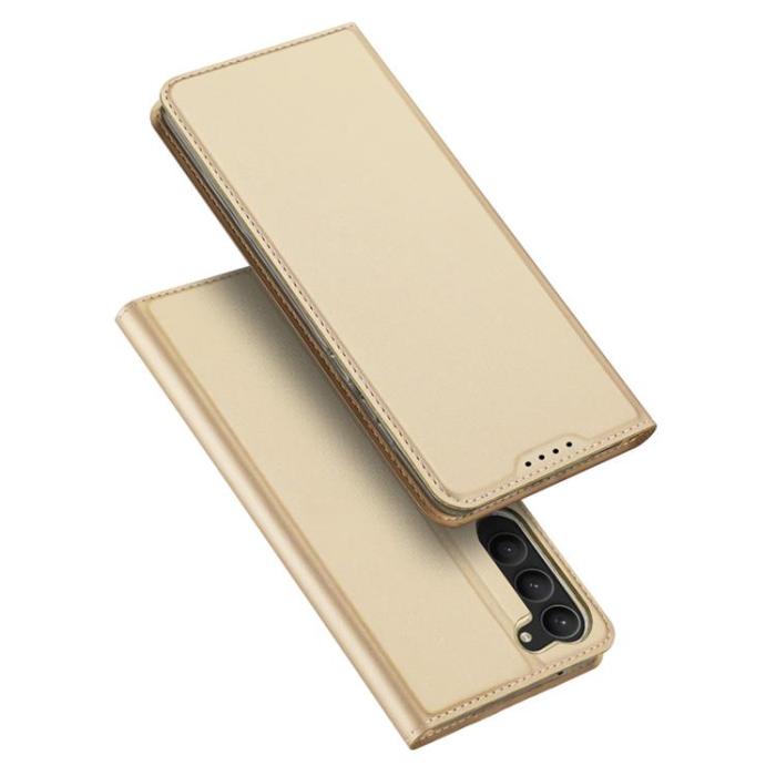 Dux Ducis - Dux Ducis Galaxy S23 Plånboksfodral Skin Series - Guld
