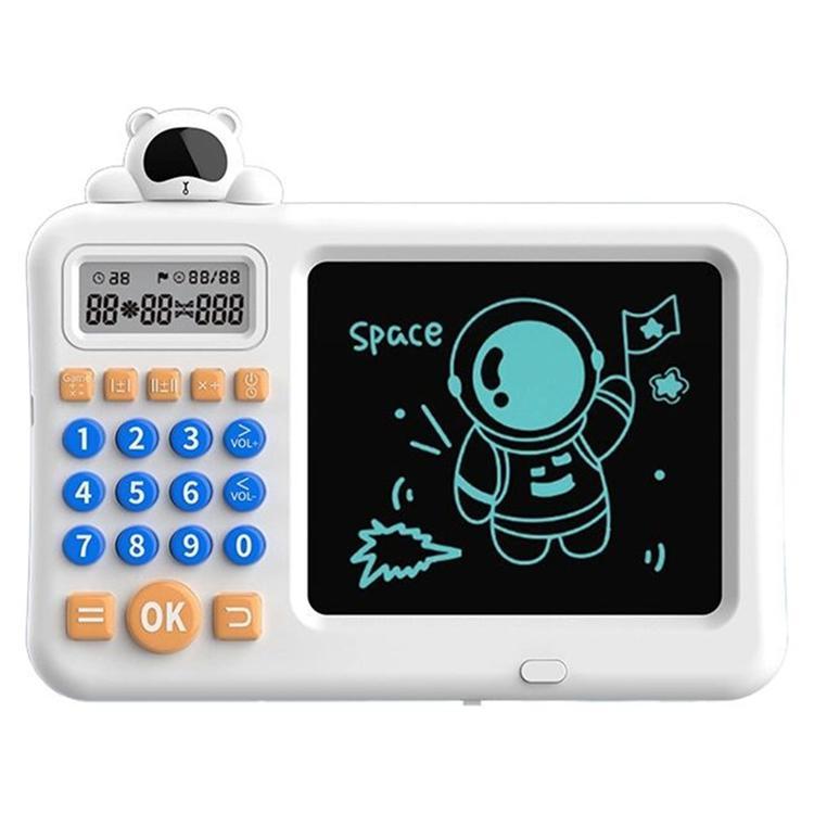 Elektroniskt Mattespel med Skissblock för Barn (1-6 år) (Vit Rymdman) | 264 | AlltMobil