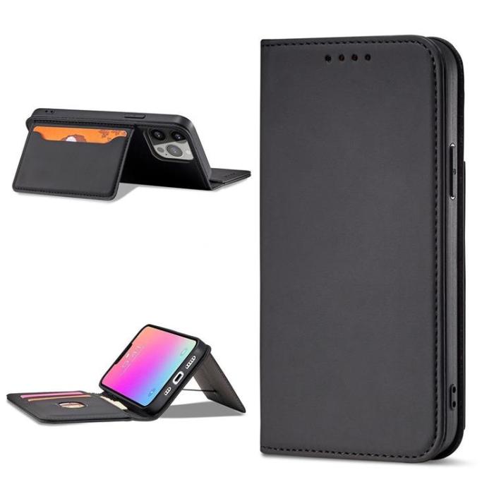 OEM - Galaxy S23 Ultra Plånboksfodral Magnet Flip - Svart