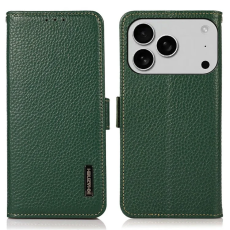 KHAZNEH - Khazneh iPhone 17 Pro Max Plånboksfodral Äkta Läder Rfid