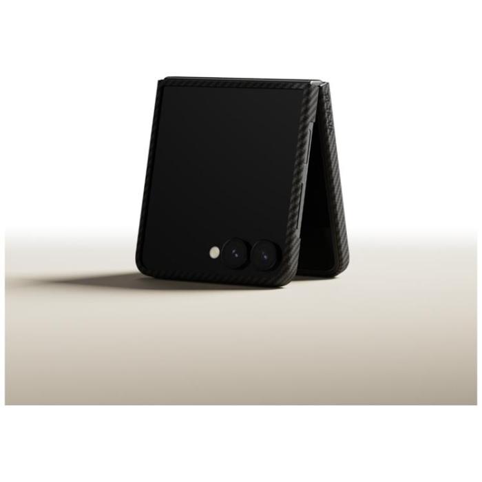PITAKA - PITAKA Galaxy Z Flip 7 Mobilskal MagSafe Ultra-Slim - Svartgrå