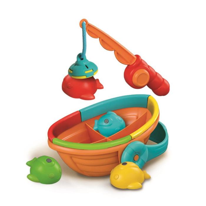 CLEMENTONI - CLEMENTONI Sort & Match Fishing Set Regnbåge