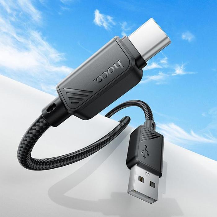 Hoco - HOCO USB-A till USB-C Kabel 3A 1m X113 - Svart