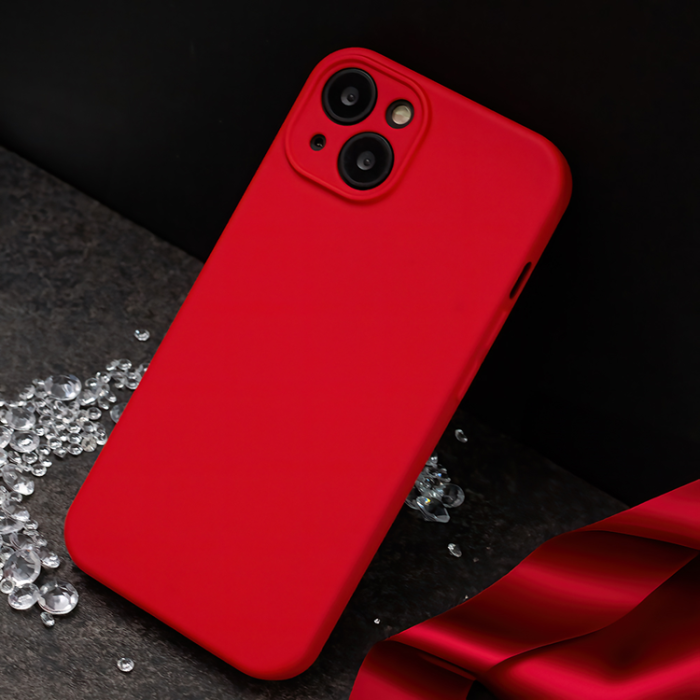 OEM - iPhone 16 Plus Mobilskal Silikon - Röd