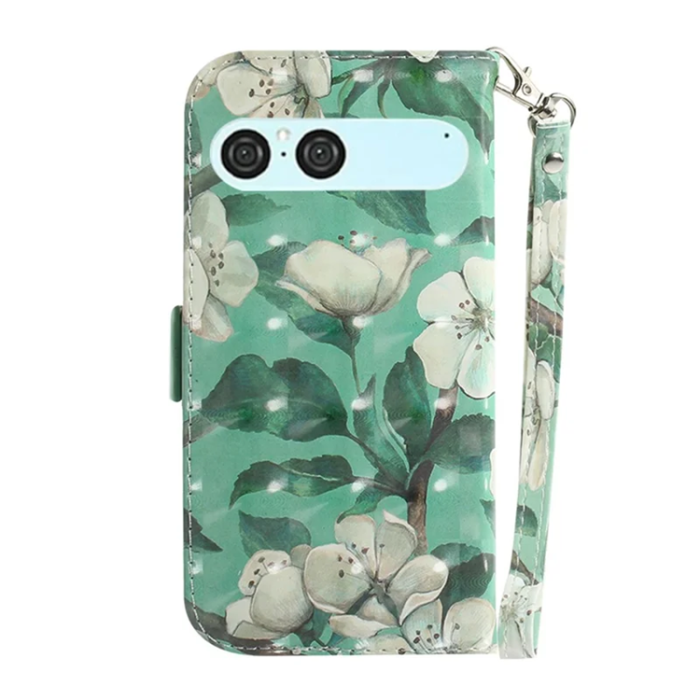 A-One Brand - Sony Xperia 10 VII Plånboksfodral med Handledsrem - Flower