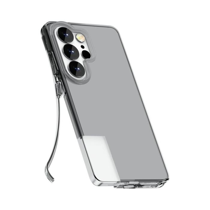 OEM - Mobilskal för Samsung Galaxy S26 Ultra PC + TPU Stöttålig - Transparent Grå