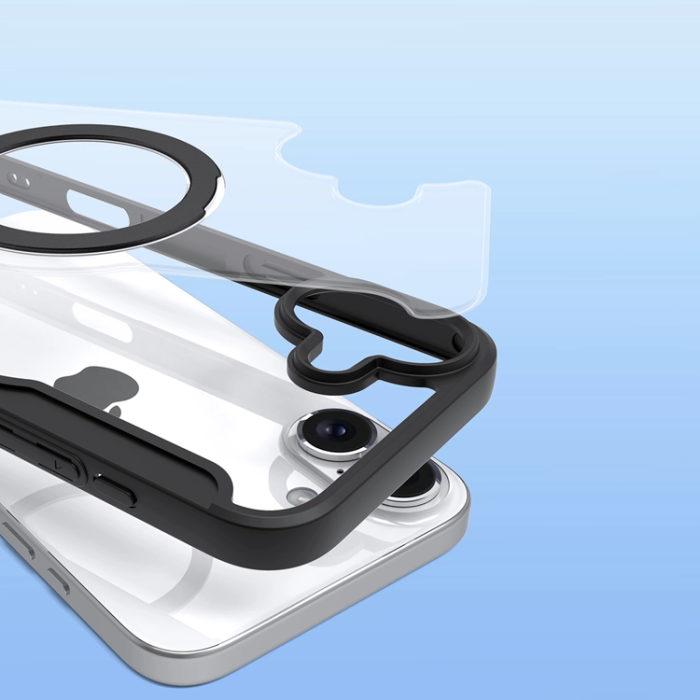 Dux Ducis - Dux Ducis iPhone 16 Plånboksfodral Magsafe Skin X Pro med Stativ