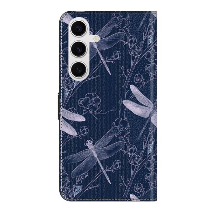 OEM - Samsung Galaxy S26 Plånboksfodral Mönstertryck Konstläder Flip Ställ - Dragonfly