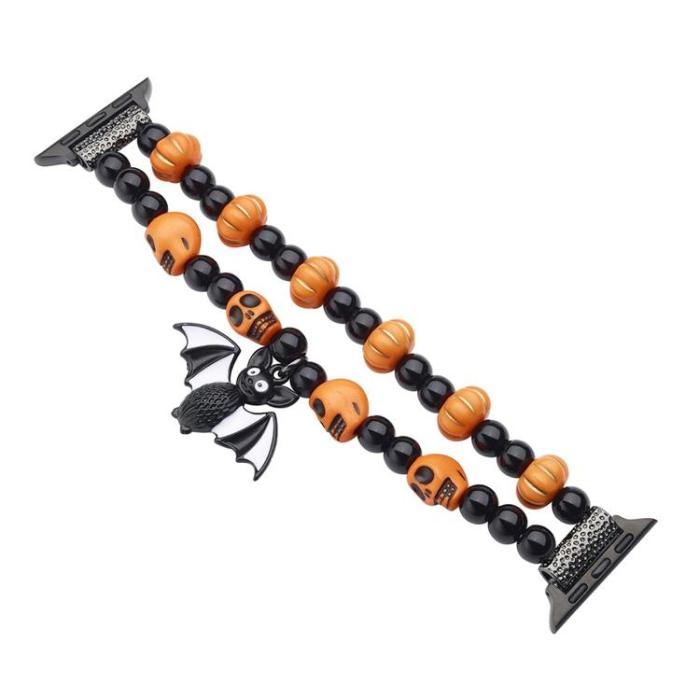 OEM - Apple Watch (42mm/41mm/40mm/38mm) Armband Halloween Spindel - Fladdermus