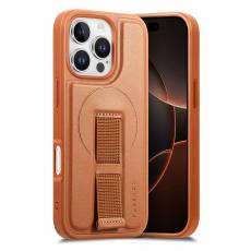 CASENEO - CASENEO iPhone 16 Pro Max Fodral KonstL&auml;der - Brun