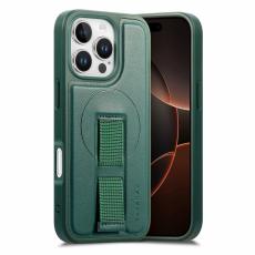 CASENEO - CASENEO iPhone 16 Pro Max Fodral KonstL&auml;der - Gr&ouml;n