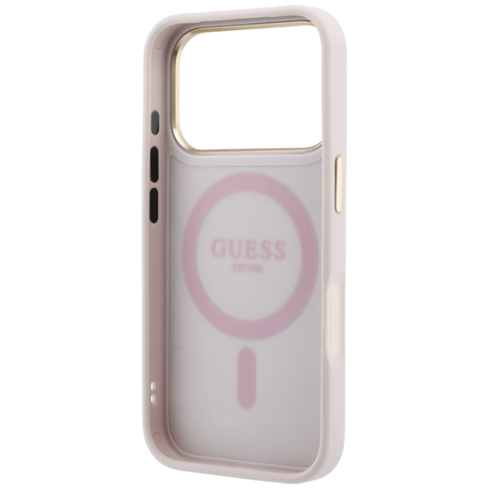 Guess - Guess Mobilskal För iPhone 18 Pro Max/17 Pro Max Magsafe Ringstativ 360 4G