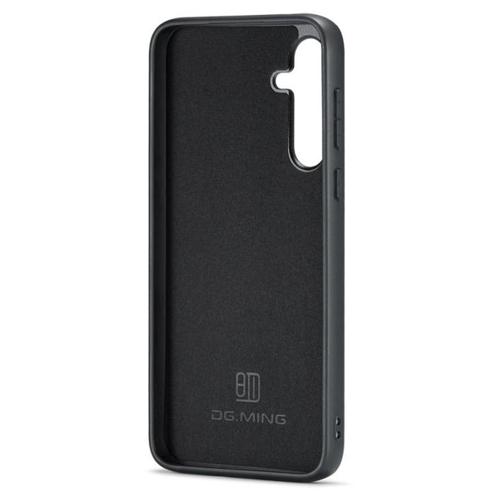 DG.MING - DG.MING Mobilskal till Samsung Galaxy A36 5G PU Läder Hybrid Brun