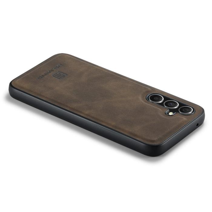 DG.MING - DG.MING Mobilskal till Samsung Galaxy A36 5G PU Läder Hybrid Brun
