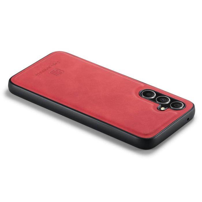 DG.MING - DG.MING Mobilskal till Samsung Galaxy A36 5G PU Läder Röd
