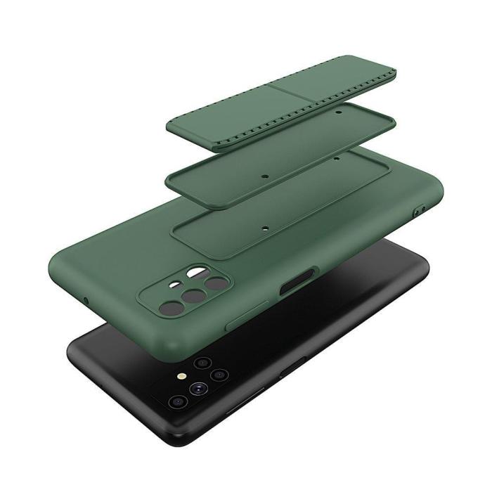 Wozinsky - Wozinsky Kickstand SilikonSkal Samsung Galaxy M51 - Svart