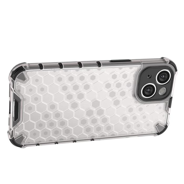 OEM - iPhone 14 Plus Skal Honeycomb Armored Hybrid - Blå
