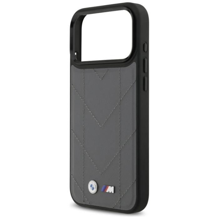 BMW - BMW iPhone 17 Pro Max Mobilskal MagSafe M Quilted Logo