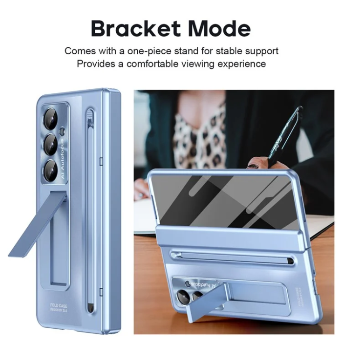 A-One Brand - Galaxy Z Fold 7 Mobilskal med Skärmskydd och Stylus Hinge