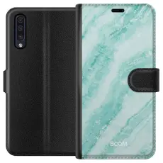 Gustaf - Pl&aring;nboksfodral till Samsung Galaxy A50 med Mint Marble